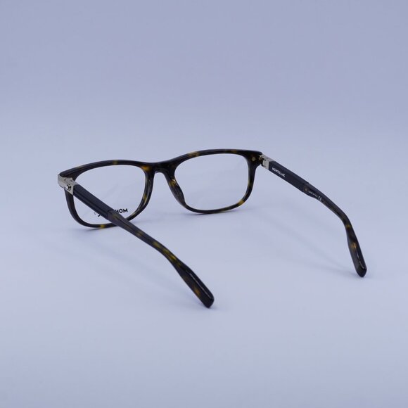Montblanc MB0036O 003 Eyeglasses Havana 54mm Rectangle Frame - Picture 5 of 9